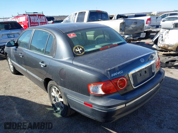 2005 Kia Amanti z VIN KNALD124X55071110, wystawiony jako IAAI lot #41716087 z przebiegiem 163 854 mil mil oraz . Historia ofert i sprzedaży dostępna na DreamBid. Obrazek 3.