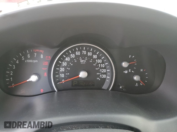 2012 Kia Sedona EX with VIN KNDMH4C74C6497419, listed as a Copart auction lot 72339504 with 142,115 mi miles and Salvage Title. Bid and sale history available at carsss.com. Image 9.