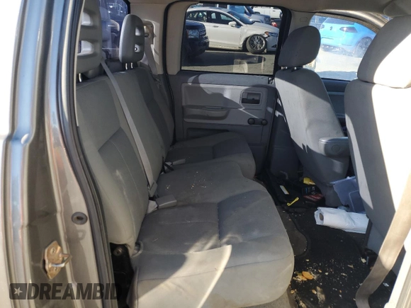 2006 Dodge Dakota ST with VIN 1D7HE28K26S626657, listed as a Copart auction lot 88314565 with 186,690 mi miles and Salvage Title. Bid and sale history available at carsss.com. Image 10.
