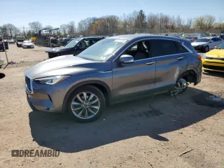 2019 Infiniti QX50 Essential with VIN 3PCAJ5M32KF132992, listed as a Copart auction lot 52407315 with 67,441 mi miles and Salvage Title. Bid and sale history available at DreamBid. Image 1.