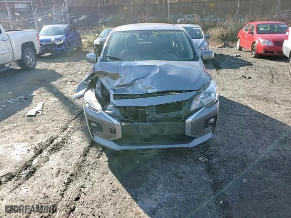 2023 Mitsubishi Mirage ES with VIN ML32AUHJXPH000757, listed as a Copart auction lot 82944784 with 56,630 mi miles and Salvage Title. Bid and sale history available at carsss.com. Image 11.