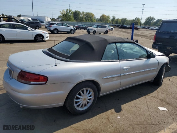 2002 Chrysler Sebring LXi with VIN 1C3EL55R72N324767, listed as a Copart auction lot 72052794 with 42,931 mi miles and Clean Title. Bid and sale history available at carsss.com. Image 3.
