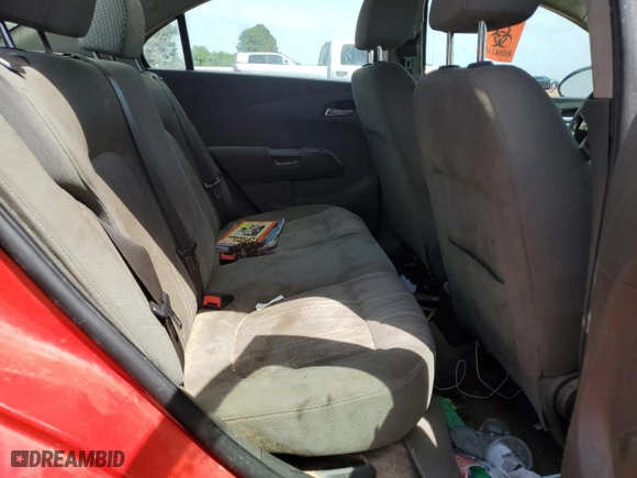 2016 Chevrolet Sonic LT with VIN 1G1JC5SH7G4167110, listed as a Copart auction lot 52095665 with 134,273 mi miles and Salvage Title. Bid and sale history available at carsss.com. Image 10.