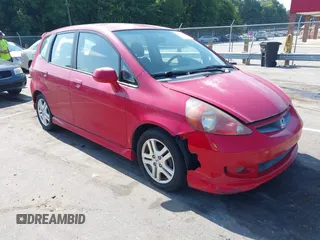 2007 Honda Fit Sport with VIN JHMGD38617S067247, listed as a IAAI auction lot 42820578 with 166,245 mi miles and . Bid and sale history available at DreamBid. Image 1.