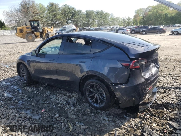 2024 Tesla Model Y Long Range with VIN 7SAYGDEE7RA307013, listed as a Copart auction lot 54767595 with 12,953 mi miles and Salvage Title. Bid and sale history available at DreamBid. Image 2.