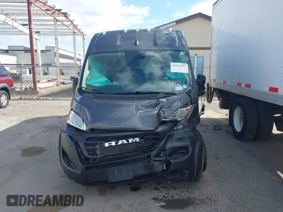 2023 Ram ProMaster Cargo with VIN 3C6LRVDG7PE547718, listed as a IAAI auction lot 41973977 with 34,178 mi miles. Bid and sale history available at carsss.com. Image 12.