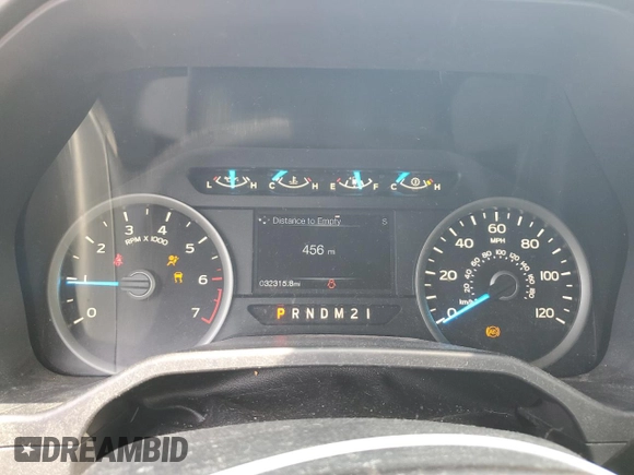 2016 Ford F-150 XL with VIN 1FTEX1CP7GKF76294, listed as a Copart auction lot 60419025 with 32,315 mi miles and Salvage title. Bid and sale history available at DreamBid. Image 9.