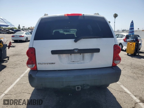 2007 Dodge Durango with VIN 1D8HB38N47F557095, listed as a Copart auction lot 61358085 with 200,832 mi miles and Salvage title. Bid and sale history available at DreamBid. Image 6.