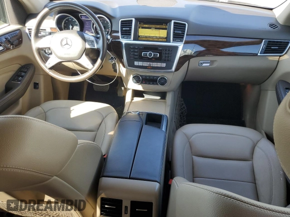 2012 Mercedes-Benz M 350 with VIN 4JGDA5HB3CA025681, listed as a Copart auction lot 64791805 with 132,633 mi miles and Salvage title. Bid and sale history available at DreamBid. Image 8.