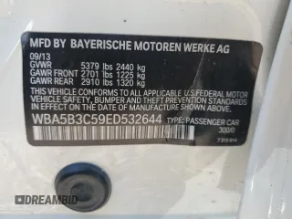 2014 BMW 5 Series 535i xDrive с VIN WBA5B3C59ED532644, выставлен на аукционе Copart как лот 57474445 с пробегом 83 808 миль миль и Списание • Salvage title. История ставок и продаж доступна на DreamBid. Изображение 13.
