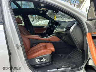 2022 BMW X6 M50i with VIN 5UXCY8C06N9K81254, listed as a Copart auction lot 44739935 with 70,059 mi miles and Clean Title. Bid and sale history available at carsss.com. Image 7.