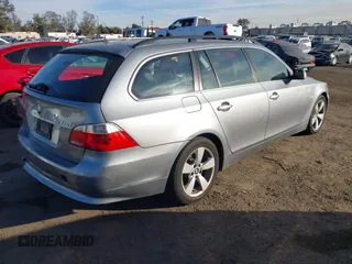 2007 BMW 5 Series 530xi with VIN WBANN73527CN04174, listed as a IAAI auction lot 41401304 with 114,405 mi miles and . Bid and sale history available at DreamBid. Image 4.