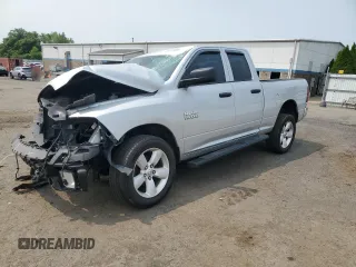 2018 Ram 1500 Express with VIN 1C6RR7FG1JS191242, listed as a Copart auction lot 58970085 with 126,427 mi miles and Salvage title. Bid and sale history available at DreamBid. Image 1.