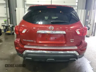 2018 Nissan Pathfinder SL z VIN 5N1DR2MMXJC656198, wystawiony jako Copart lot #85057734 z przebiegiem 144 725 mil mil oraz Szkoda całkowita • Salvage title. Historia ofert i sprzedaży dostępna na DreamBid. Obrazek 6.