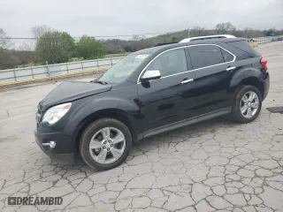 2015 Chevrolet Equinox LTZ with VIN 2GNFLHE3XF6225505, listed as a Copart auction lot 51123715 with 138,018 mi miles and Salvage Title. Bid and sale history available at carsss.com. Image 1.