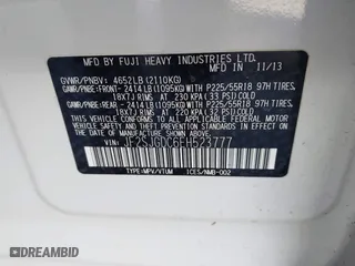 2014 Subaru Forester 2.0XT Premium with VIN JF2SJGDC6EH523777, listed as a IAAI auction lot 41699383 with 81,653 mi miles. Bid and sale history available at carsss.com. Image 9.