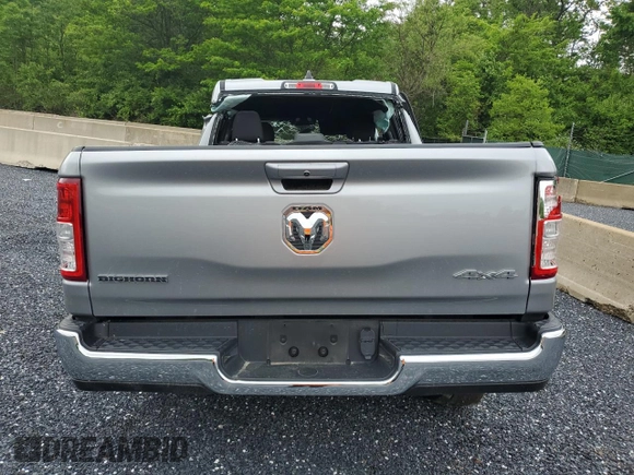 2022 Ram 1500 Big Horn z VIN 1C6RRFBGXNN278996, wystawiony jako Copart lot #55657725 z przebiegiem 65 207 mil mil oraz Czysty tytuł • Clean title. Historia ofert i sprzedaży dostępna na DreamBid. Obrazek 6.