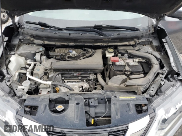 2017 Nissan Rogue S with VIN JN8AT2MV1HW017111, listed as a Copart auction lot 52880605 with 100,735 mi miles and Salvage Title. Bid and sale history available at carsss.com. Image 12.