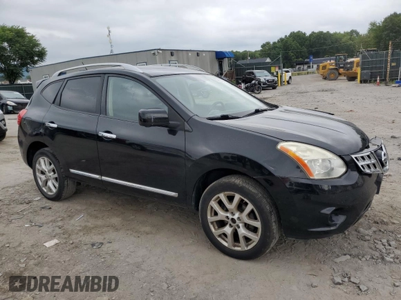 2012 Nissan Rogue SV with VIN JN8AS5MV9CW413655, listed as a Copart auction lot 81147634 with 175,443 mi miles and Clean Title. Bid and sale history available at carsss.com. Image 4.