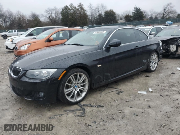 2012 BMW 3 Series 335i with VIN WBADX7C59CE744262, listed as a Copart auction lot 42444535 with 58,388 mi miles and Clean title. Bid and sale history available at DreamBid. Image 1.