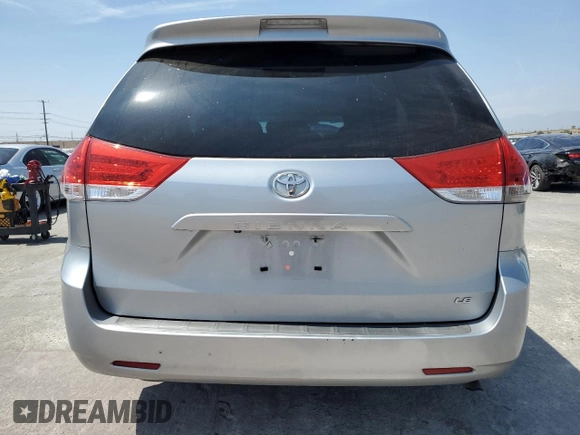 2014 Toyota Sienna LE AAS with VIN 5TDKK3DC1ES504232, listed as a Copart auction lot 54169005 with 103,724 mi miles and Salvage Title. Bid and sale history available at DreamBid. Image 6.