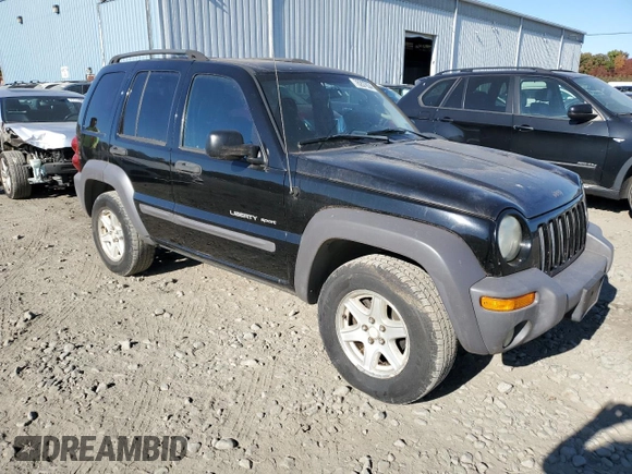 2003 Jeep Liberty Sport with VIN 1J4GL48K33W729978, listed as a Copart auction lot 76207834 with 104,992 mi miles and Clean Title. Bid and sale history available at carsss.com. Image 4.