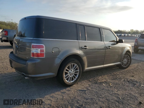 2014 Ford Flex SEL with VIN 2FMHK6C86EBD08695, listed as a Copart auction lot 51060905 with 198,050 mi miles and Salvage Title. Bid and sale history available at carsss.com. Image 3.