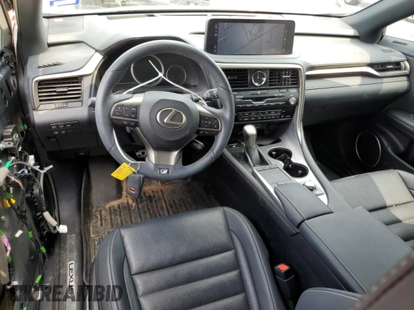 2022 Lexus RX with VIN 2T2YZMDA9NC328156, listed as a Copart auction lot 55418324 with 24,233 mi miles and Salvage Title. Bid and sale history available at carsss.com. Image 8.