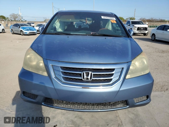 2008 Honda Odyssey EX-L with VIN 5FNRL387X8B020092, listed as a Copart auction lot 47433865 with 185,822 mi miles and Salvage Title. Bid and sale history available at carsss.com. Image 5.