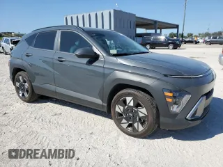2024 Hyundai Kona SEL with VIN KM8HB3AB9RU101151, listed as a Copart auction lot 49746365 with 6,014 mi miles and Non Repairable. Bid and sale history available at carsss.com. Image 4.