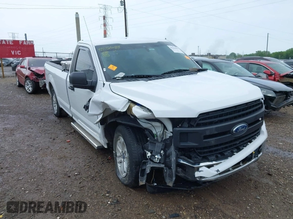2019 Ford F-150 XL with VIN 1FTMF1C52KKD08601, listed as a IAAI auction lot 42256484 with 83,417 mi miles and . Bid and sale history available at DreamBid. Image 6.