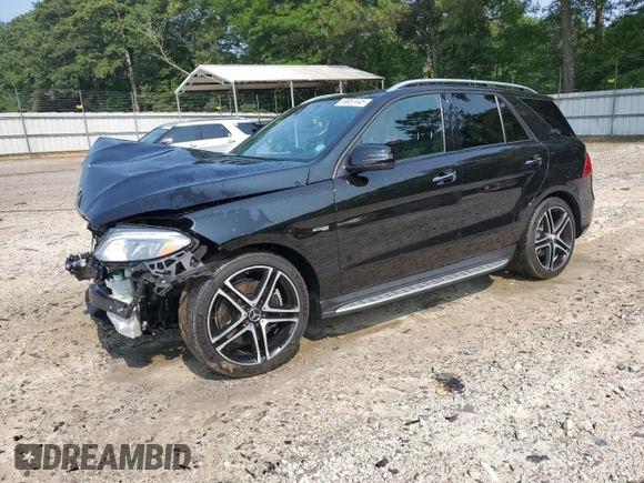 2018 Mercedes-Benz GLE 43 AMG with VIN 4JGDA6EB0JB032248, listed as a Copart auction lot 59057445 with 72,228 mi miles and Salvage title. Bid and sale history available at DreamBid. Image 1.