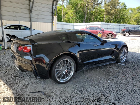 2017 Chevrolet Corvette Grand Sport 2LT with VIN 1G1YY2D71H5106768, listed as a Copart auction lot 51330795 with 40,897 mi miles and Salvage title. Bid and sale history available at DreamBid. Image 3.