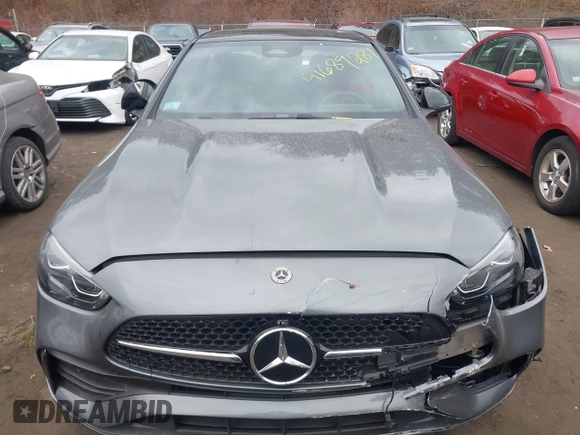 2025 Mercedes-Benz C 300 with VIN W1KAF4HB8SR243351, listed as a IAAI auction lot 41689281 with 991 mi miles and . Bid and sale history available at DreamBid. Image 12.