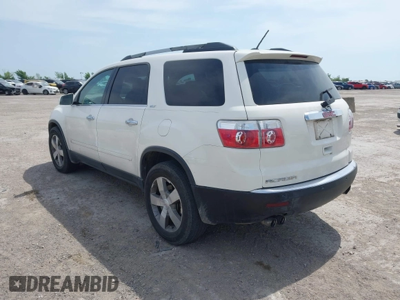 2010 GMC Acadia SLT1 z VIN 1GKLRMED2AJ120873, wystawiony jako IAAI lot #42027986 z przebiegiem 188 021 mil mil oraz . Historia ofert i sprzedaży dostępna na DreamBid. Obrazek 3.