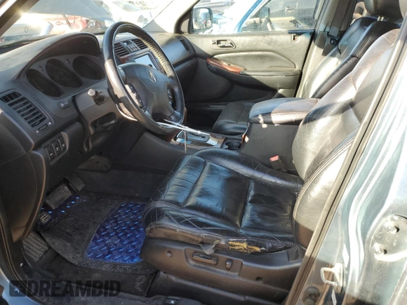 2005 Acura MDX with VIN 2HNYD18255H549936, listed as a Copart auction lot 43896015 with 212,521 mi miles and Salvage Title. Bid and sale history available at carsss.com. Image 7.