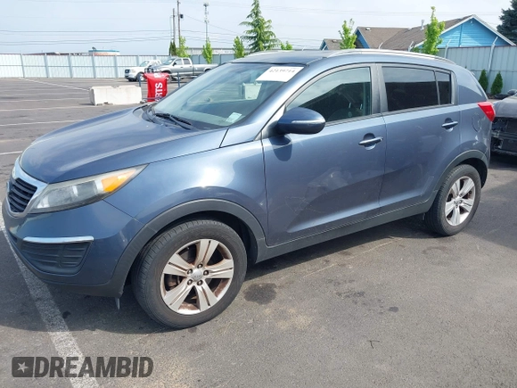 2012 Kia Sportage LX with VIN KNDPB3A2XC7287773, listed as a IAAI auction lot 42139714 with 192,880 mi miles. Bid and sale history available at carsss.com. Image 2.
