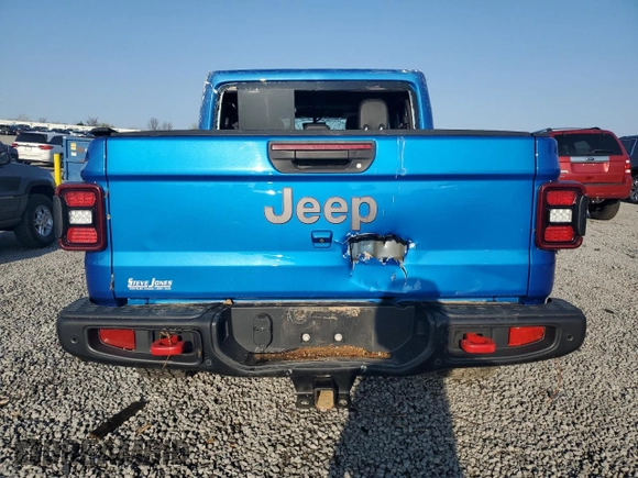 2021 Jeep Gladiator Rubicon z VIN 1C6JJTBGXML551111, wystawiony jako Copart lot #52538935 z przebiegiem Nie podano mil oraz Szkoda całkowita • Salvage title. Historia ofert i sprzedaży dostępna na DreamBid. Obrazek 6.