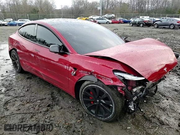 2022 Tesla Model 3 with VIN 5YJ3E1EAXNF187262, listed as a Copart auction lot 86545314 with 85,718 mi miles and Salvage Title. Bid and sale history available at DreamBid. Image 10.