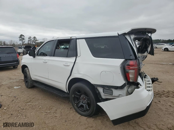 2021 Chevrolet Tahoe Commercial with VIN 1GNSCLED8MR467155, listed as a Copart auction lot 88131925 with 81,000 mi miles and Salvage Title. Bid and sale history available at carsss.com. Image 2.