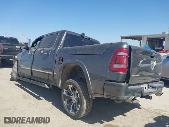 2021 Ram 1500 Limited with VIN 1C6SRFHT6MN746520, listed as a IAAI auction lot 41724673 with 38,440 mi miles and . Bid and sale history available at DreamBid. Image 3.