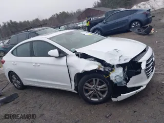 2017 Hyundai Elantra Limited with VIN 5NPD84LF6HH165065, listed as a IAAI auction lot 41723405 with 76,483 mi miles. Bid and sale history available at carsss.com. Image 14.