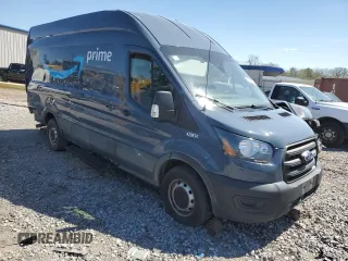 2020 Ford Transit Cargo with VIN 1FTBR3X80LKB27920, listed as a Copart auction lot 47181194 with 46,782 mi miles and Salvage Title. Bid and sale history available at DreamBid. Image 4.