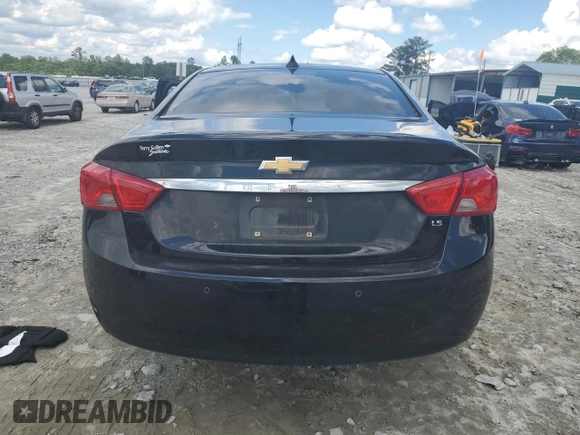 2015 Chevrolet Impala LS with VIN 1G11Z5SL8FU103787, listed as a Copart auction lot 56371025 with 195,950 mi miles and Salvage title. Bid and sale history available at DreamBid. Image 6.