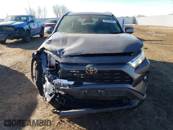 2024 Toyota RAV4 XLE Premium with VIN 2T3A1RFV5RC471628, listed as a Copart auction lot 46153285 with 4,802 mi miles and Salvage Title. Bid and sale history available at carsss.com. Image 5.