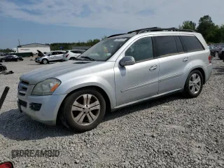 2008 Mercedes-Benz GL-Class 4.6L with VIN 4JGBF71E68A322430, listed as a Copart auction lot 52541825 with 173,592 mi miles and Salvage Title. Bid and sale history available at carsss.com. Image 1.