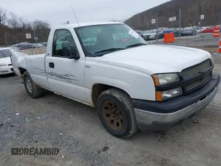 2005 Chevrolet Silverado 1500 Work Truck with VIN 1GCEC14XX5Z340818, listed as a IAAI auction lot 41729984 with 191,704 mi miles. Bid and sale history available at carsss.com. Image 1.