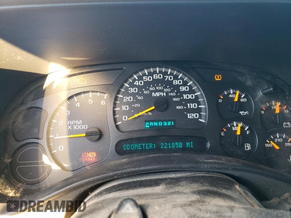 2004 Chevrolet Tahoe LS with VIN 1GNEK13V04J313893, listed as a Copart auction lot 80856084 with 221,858 mi miles and Clean Title. Bid and sale history available at carsss.com. Image 9.
