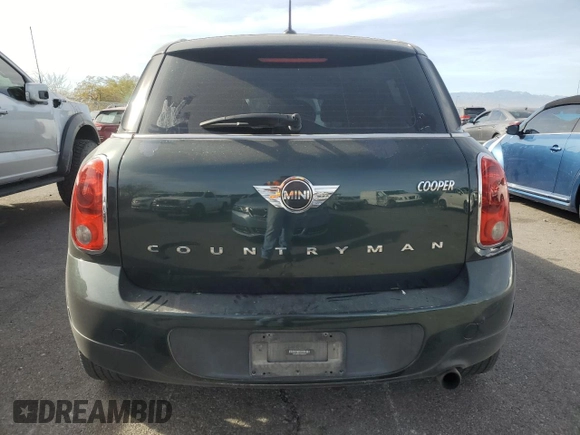 2013 MINI Countryman with VIN WMWZB3C54DWM09421, listed as a Copart auction lot 85136324 with 110,615 mi miles and Salvage title. Bid and sale history available at DreamBid. Image 6.