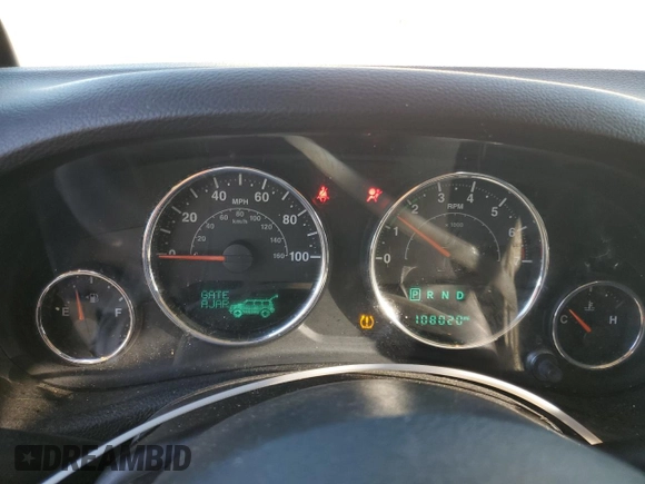 2014 Jeep Wrangler Unlimited Sahara with VIN 1C4BJWEG0EL305955, listed as a Copart auction lot 46539355 with 108,020 mi miles and Salvage Title. Bid and sale history available at carsss.com. Image 9.